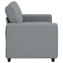 2-personers sofa 160x77x82 cm stof lysegrå