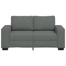 2-personers sofa 160x77x82 cm stof mørkegrå