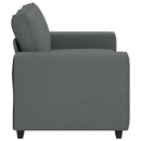 2-personers sofa 160x77x82 cm stof mørkegrå
