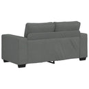 2-personers sofa 160x77x82 cm stof mørkegrå