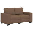 2-personers sofa 160x77x82 cm stof brun