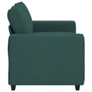 2-personers sofa 160x77x82 cm stof mørkegrøn