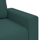 2-personers sofa 160x77x82 cm stof mørkegrøn