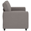2-personers sofa 160x77x82 cm stof gråbrun