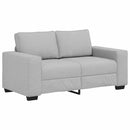 2-personers sofa 160x77x82 cm stof skygrå