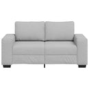 2-personers sofa 160x77x82 cm stof skygrå