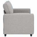 2-personers sofa 160x77x82 cm stof skygrå