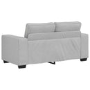 2-personers sofa 160x77x82 cm stof skygrå