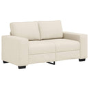 2-personers sofa Beige 160 cm Linned-blandet stof