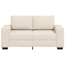 2-personers sofa Beige 160 cm Linned-blandet stof