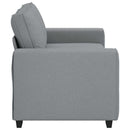 2-personers sofa 180x77x82 cm stof lysegrå