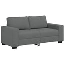 2-personers sofa 180x77x82 cm stof mørkegrå