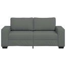 2-personers sofa 180x77x82 cm stof mørkegrå