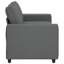 2-personers sofa 180x77x82 cm stof mørkegrå