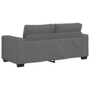 2-personers sofa 180x77x82 cm stof mørkegrå