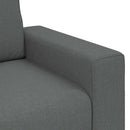 2-personers sofa 180x77x82 cm stof mørkegrå