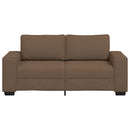 2-personers sofa 180x77x82 cm stof brun