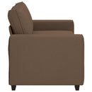 2-personers sofa 180x77x82 cm stof brun
