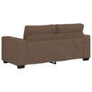 2-personers sofa 180x77x82 cm stof brun