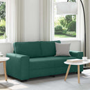 2-personers sofa 180x77x82 cm stof mørkegrøn