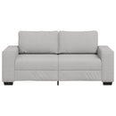 2-personers sofa 180x77x82 cm stof skygrå
