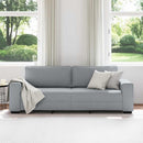 3-personers sofa 220x77x82 cm stof lysegrå