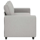 3-personers sofa 220x77x82 cm stof skygrå