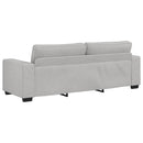 3-personers sofa 220x77x82 cm stof skygrå