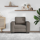 sofastol 100x77x82 cm fløjlsstof lysegrå
