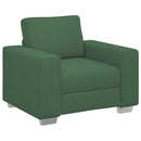 sofastol 100x77x82 cm fløjlsstof mørkegrøn