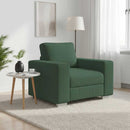 sofastol 100x77x82 cm fløjlsstof mørkegrøn