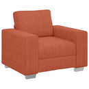 sofastol 100x77x82 cm fløjlsstof blå
