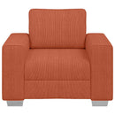 sofastol 100x77x82 cm fløjlsstof blå