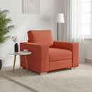 sofastol 100x77x82 cm fløjlsstof blå