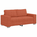 elskovssofa 180x77x82 cm fløjlsstof rød orange