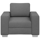 Sofa Stol Mørkegrå 100 cm Stof