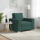 Sofa Stol Mørkegrøn 100 cm Stof