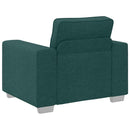 Sofa Stol Mørkegrøn 100 cm Stof