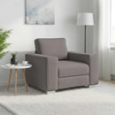 Sofa Stol Gråbrun 100 cm Stof