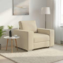 Sofa Stol Creme 100 cm Stof