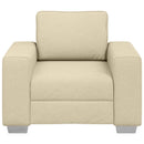 Sofa Stol Creme 100 cm Stof