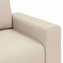 Sofa Stol Beige 100 cm Linned-blandet stof