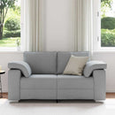 Tosæders sofa Lysegrå 160 cm Stof