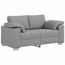 Tosæders sofa Lysegrå 160 cm Stof