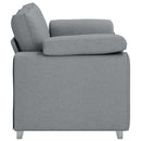 Tosæders sofa Lysegrå 160 cm Stof
