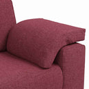 Tosæders sofa Vinrød 160 cm Stof