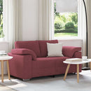 Tosæders sofa Vinrød 160 cm Stof