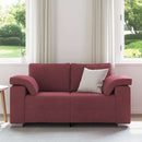 Tosæders sofa Vinrød 160 cm Stof