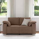 Tosæders sofa Brun 160 cm Stof