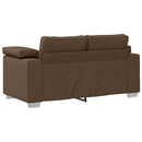 Tosæders sofa Brun 160 cm Stof